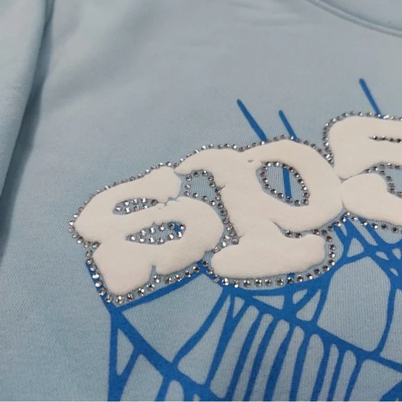 Spyder Men's Light Blue Graphic Hoodie